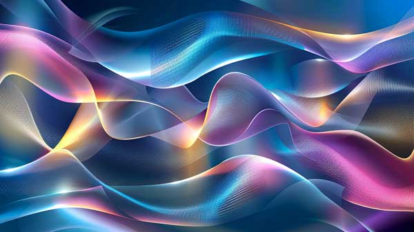 Abstract background with smooth lines flowing design colorful wave background design template vector technology background design for website banner and much more
